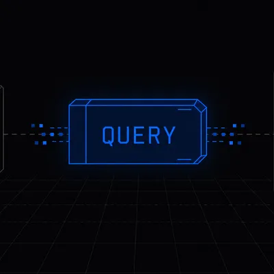 HTTP QUERY packet in transit between client and server